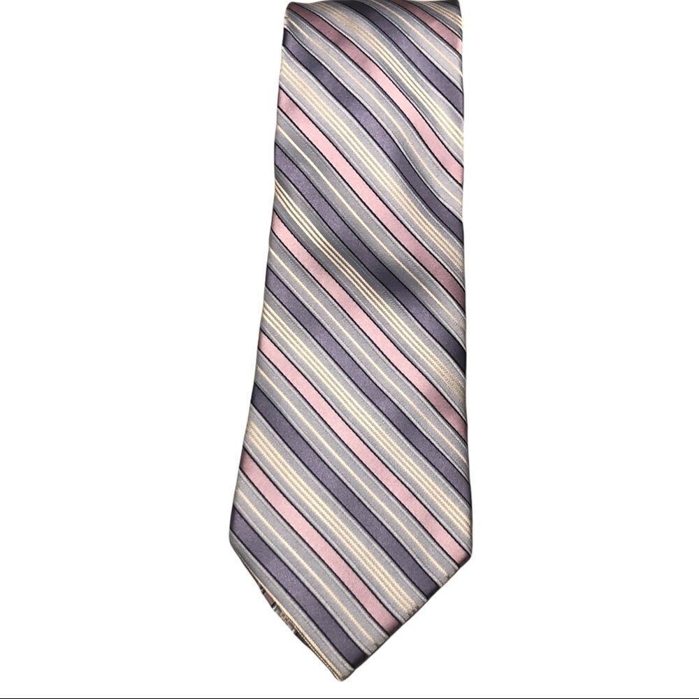 CLUB ROOM Tie Stripes, purples, blues